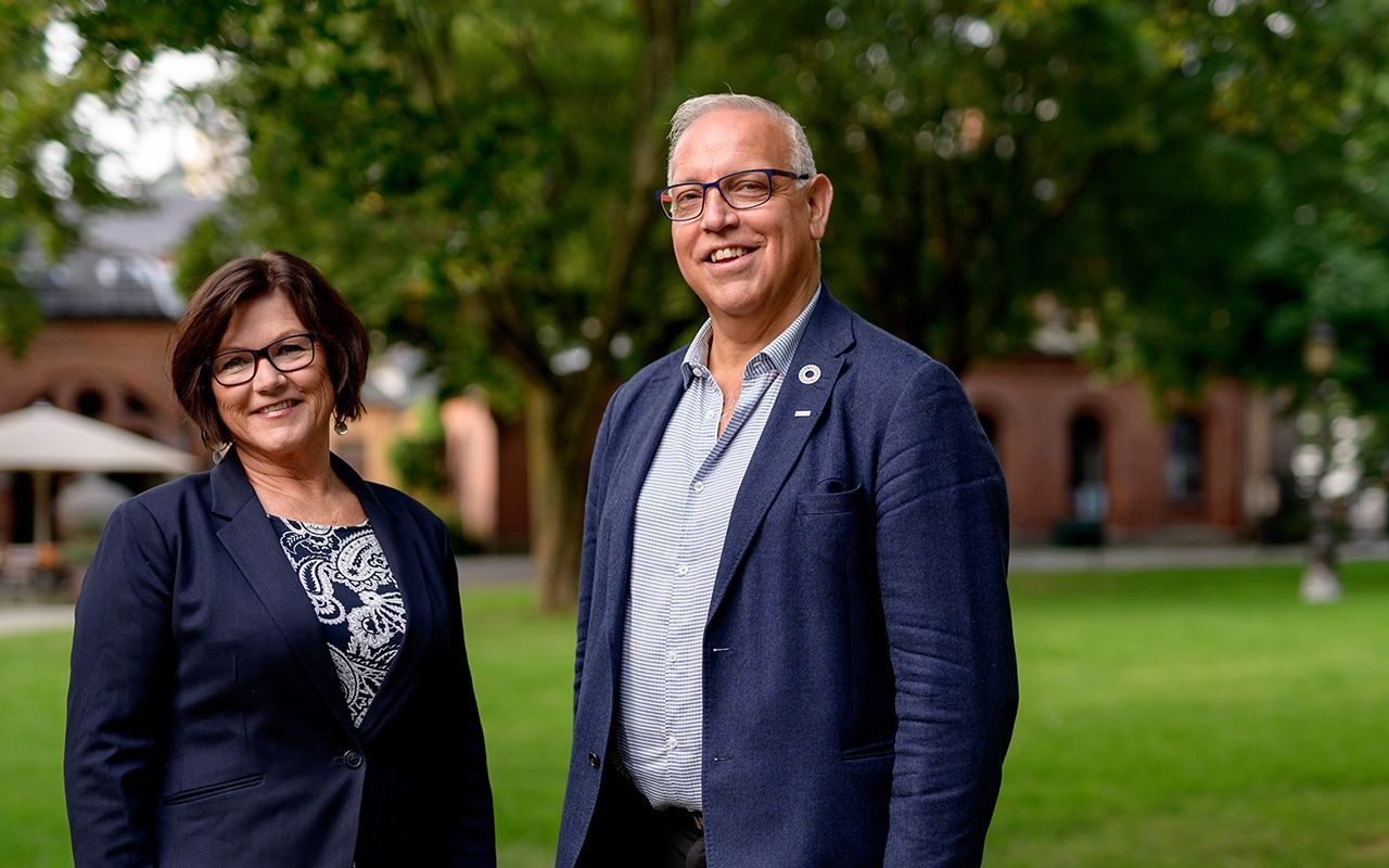 Liv Såjeld By og Audun Ingvartsen smiler til kamera