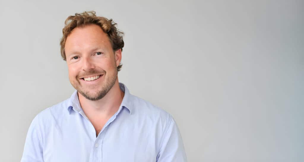 Torkjell Vinje som smiler