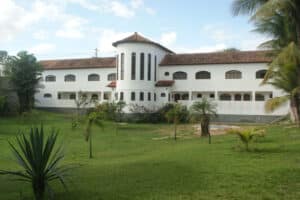 Hovedhuset til mødrehjemmet Abrigo.