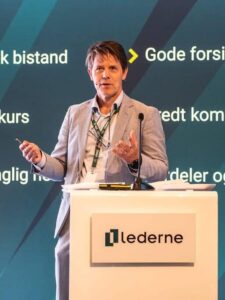 Bernt Apeland på kongresssen i 2023.