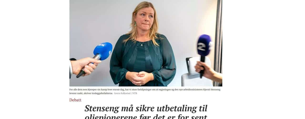Faksimile fra Dagsavisen den 25.09.2025.