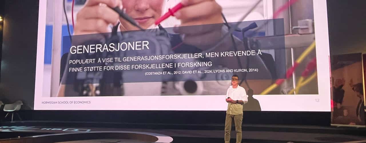 ALEXANDER SANDVIK, FORSKER VED NHH taler for forsamling i Bergen