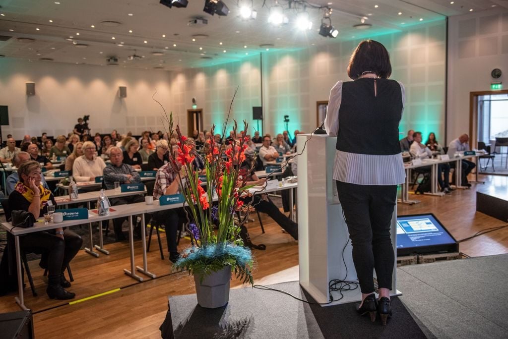 Nestleder Liv Spjeld By taler til kongress