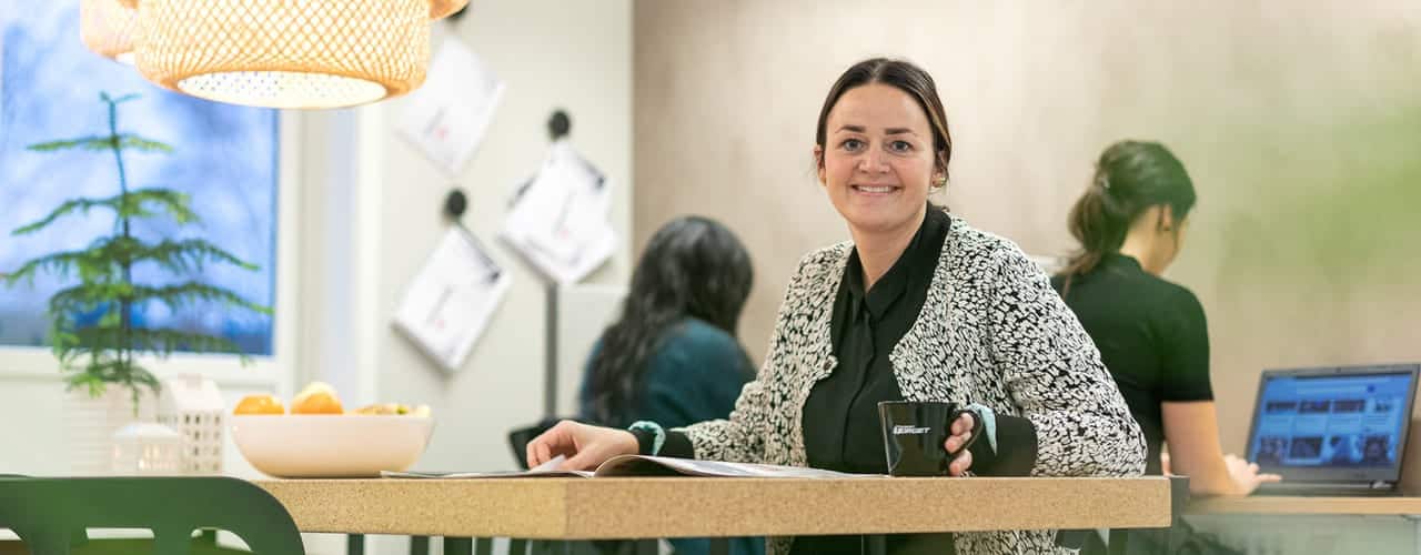 Maja Venas Eriksen jobber i Veksttorget.