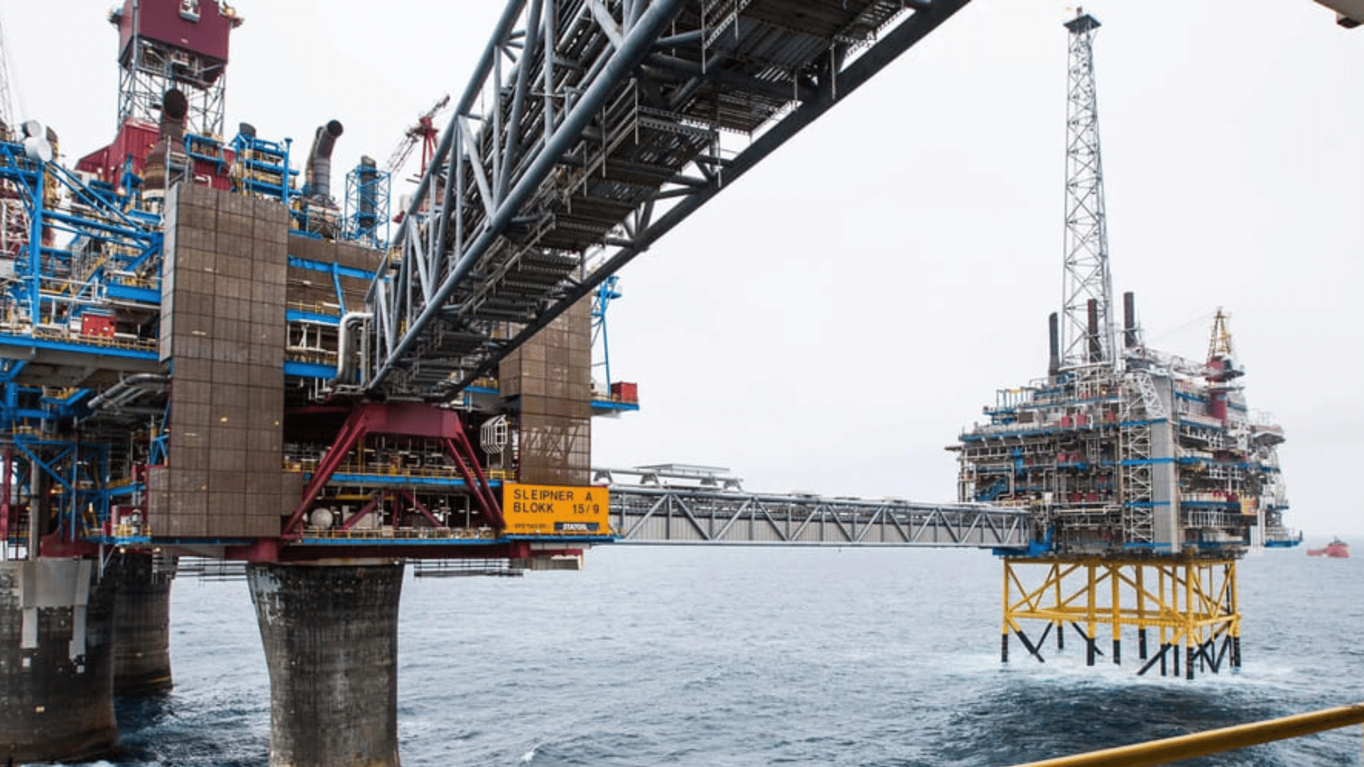 Bilde av sleipner A Oljerigg