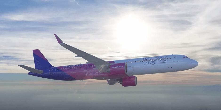 Foto av et Wizz Air fly