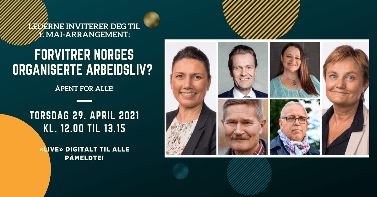 Invitasjon til 1.mai markering 2021