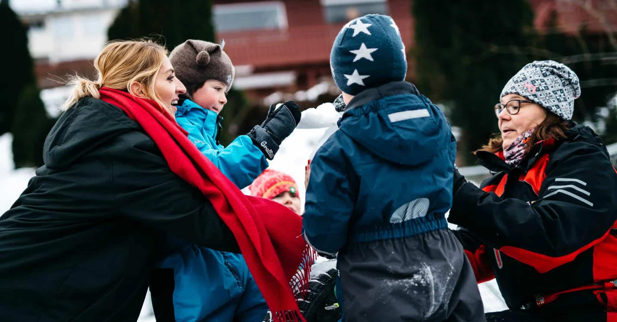 Jana Jarosova i barnehagen.