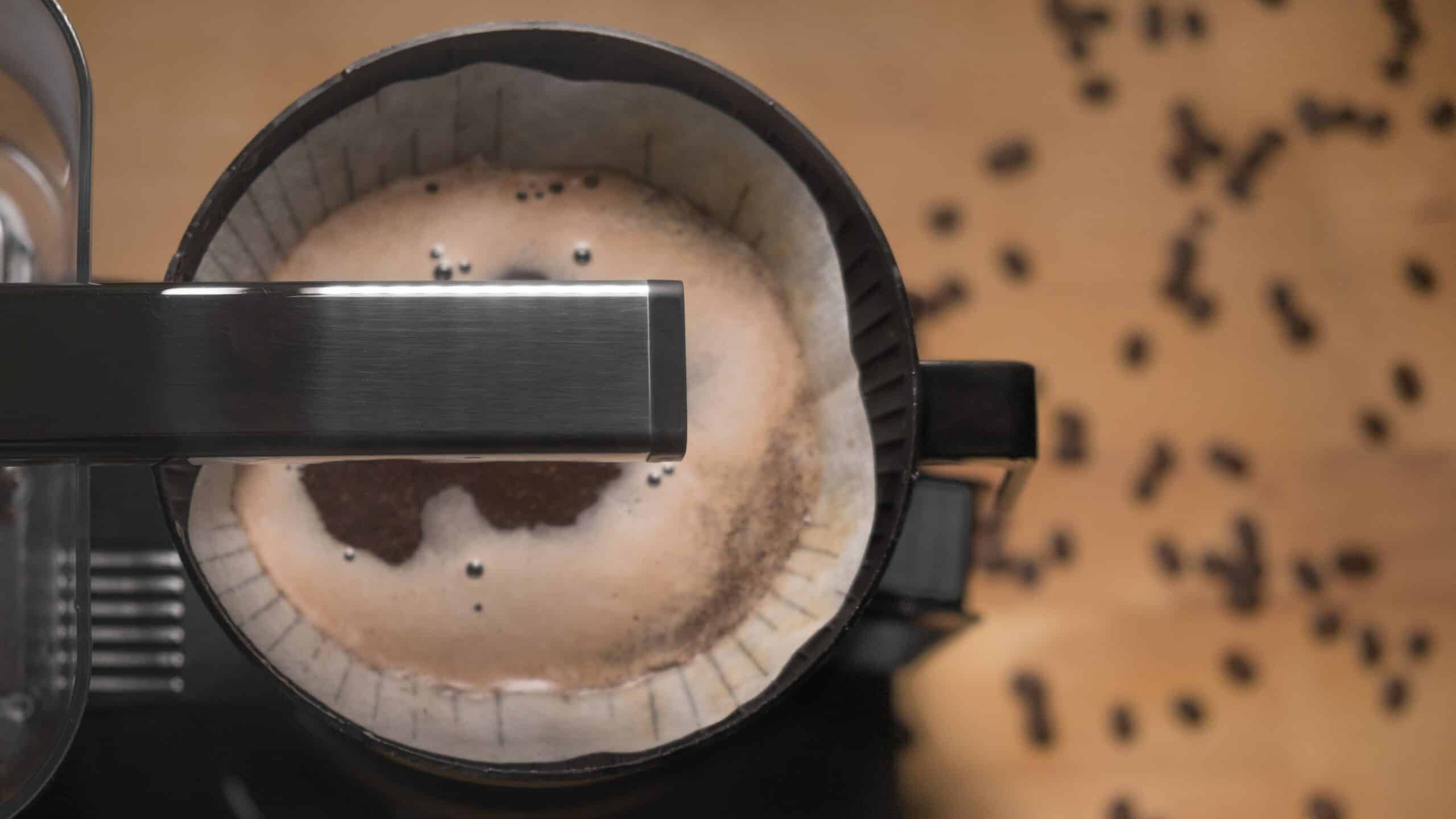 Kaffetrakter sett ovenifra