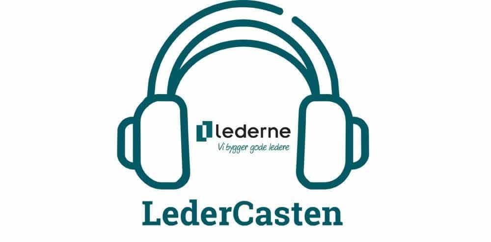 Logo for Ledercasten podcast