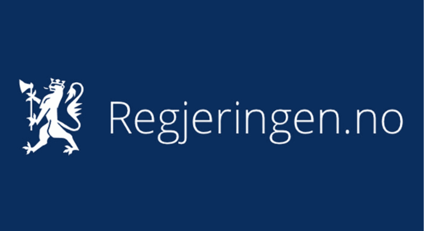 Logo for Regjeringen.