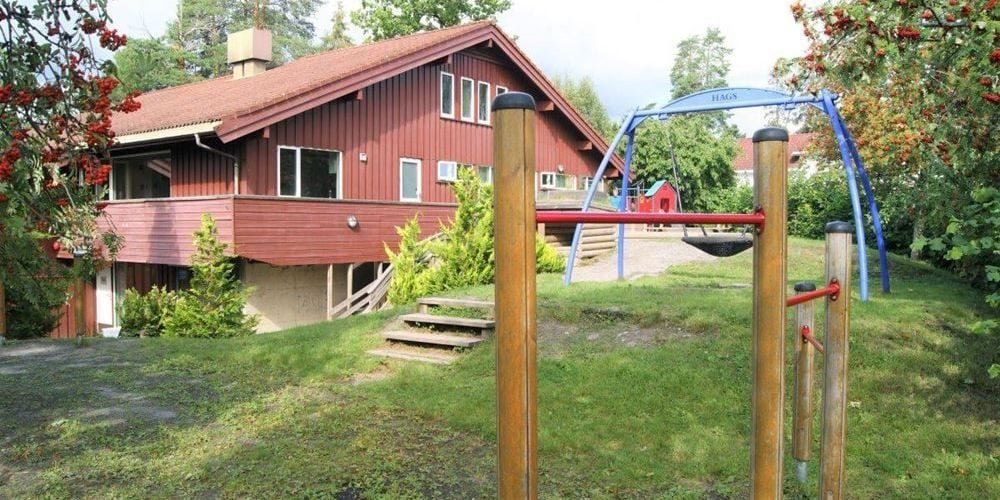 Bilde av Nesøya barnehage og uteområde