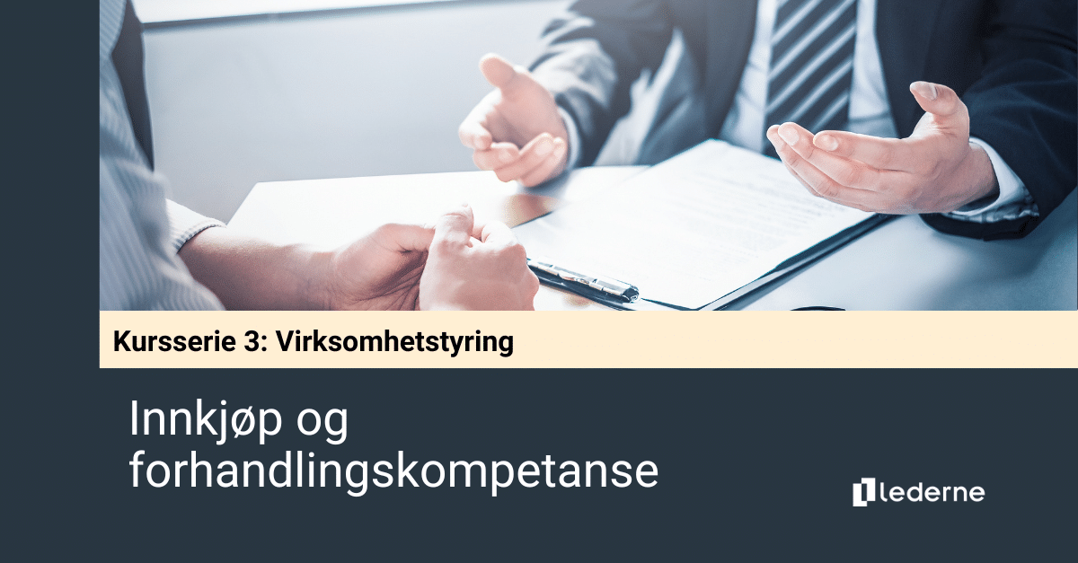 Serie 3 - Forhandlingskompetanse