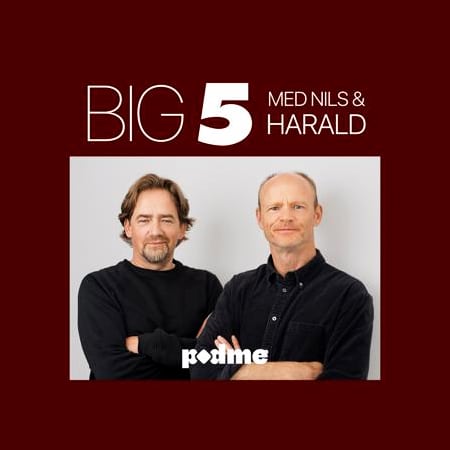 Poster til podcasten Big 5 med Nils Brenna og Harald Eia.