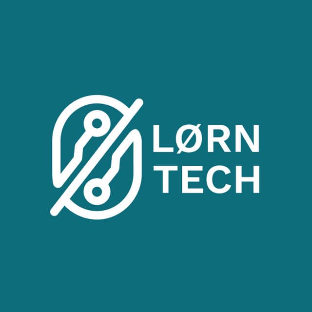 Logo til podkasten Lørn Tech, som ledes av teknologipioner Silvija Seres.