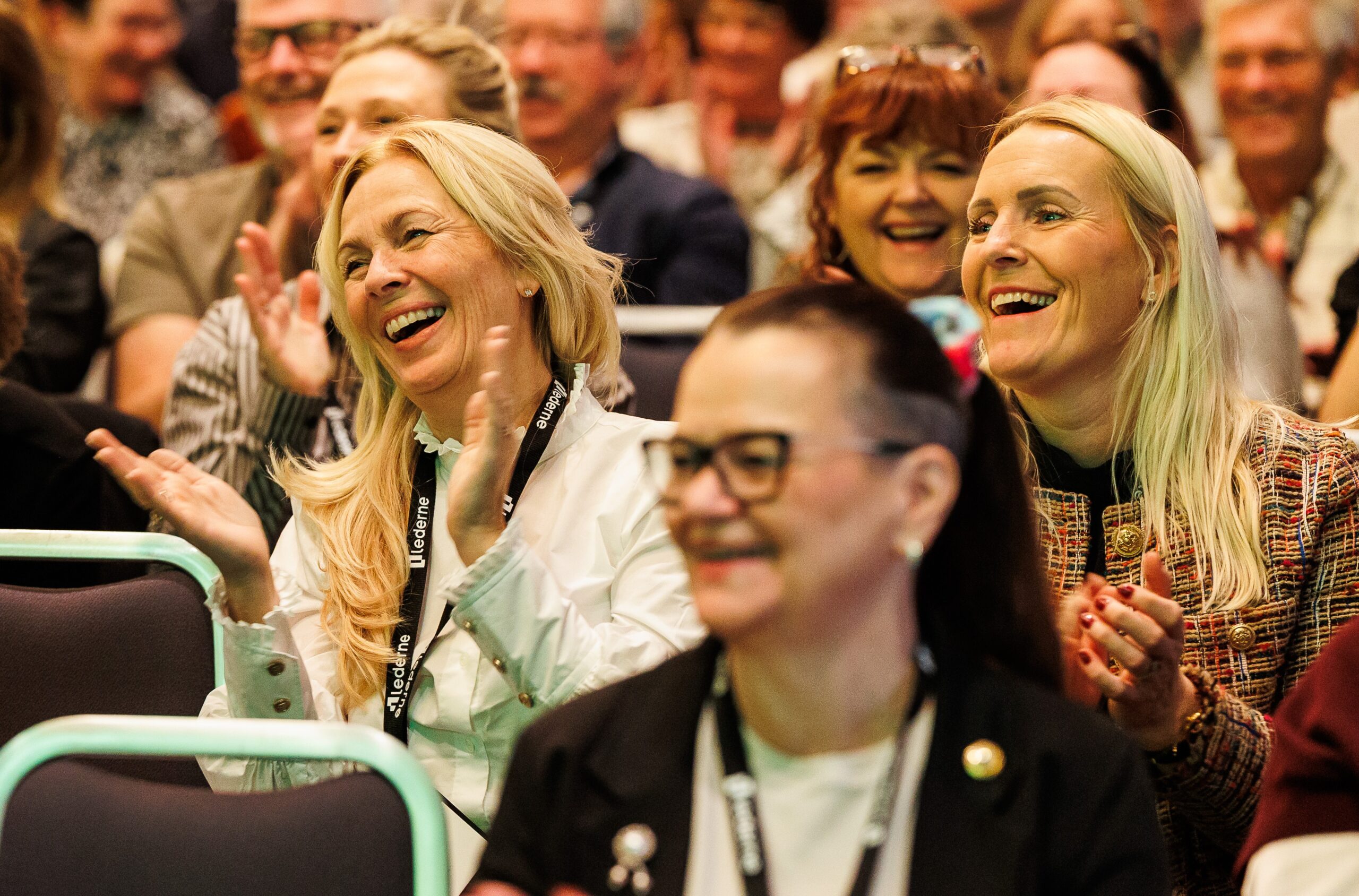 Blide medlemmer av Lederne