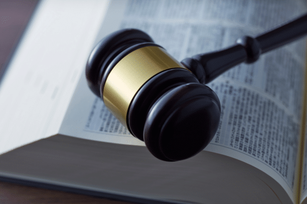 hammer man bruker i retten