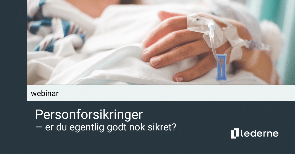 Webinar om personsforsikring