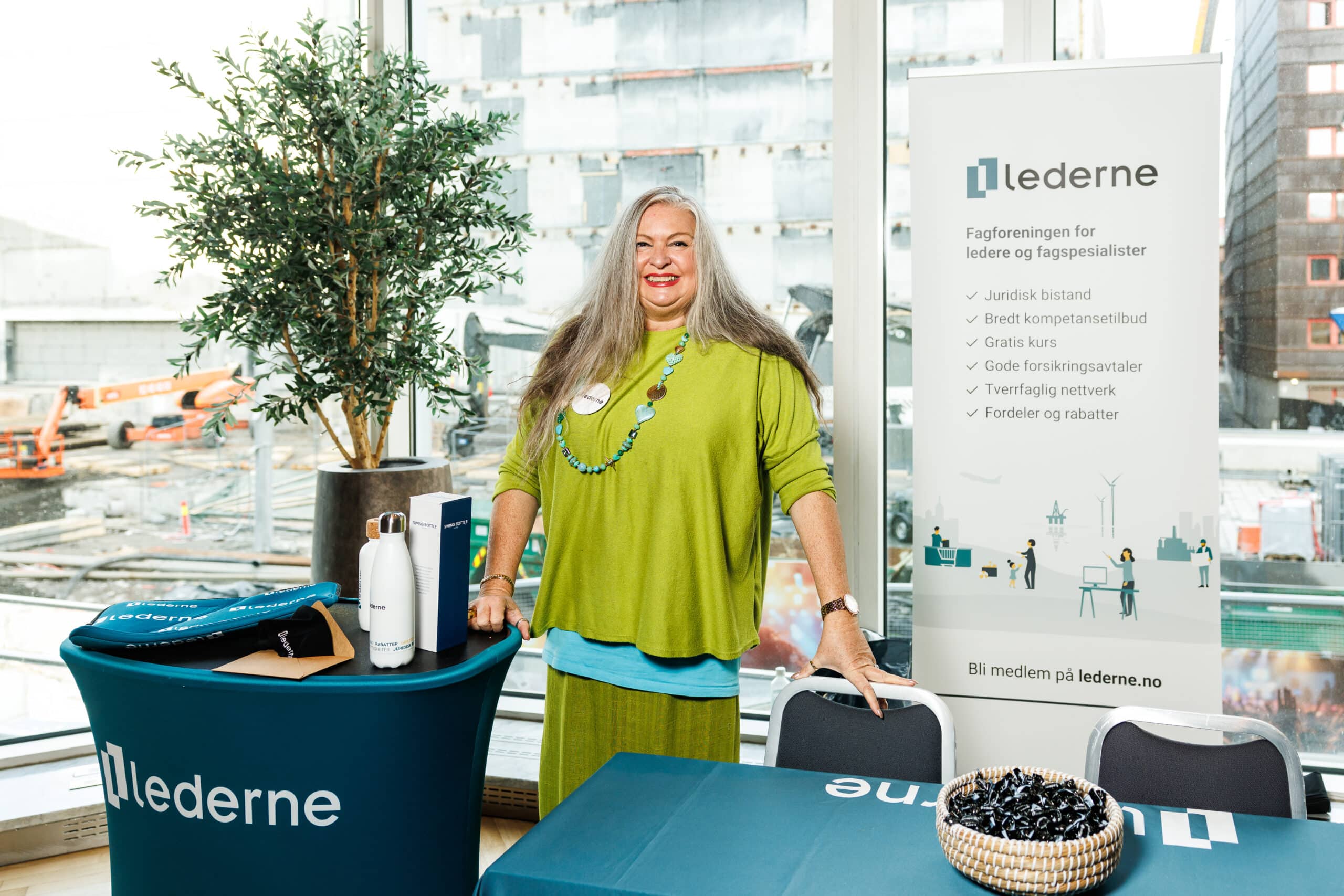 Anette Light på stand