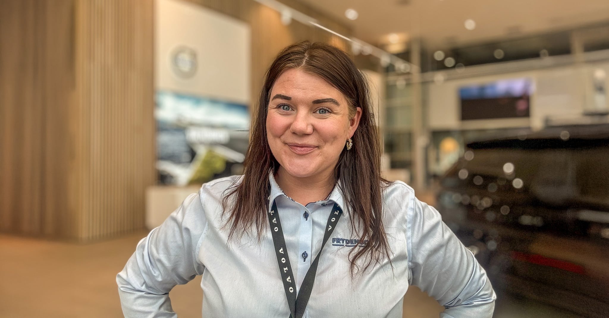 Lederne-medlemmet Lillian Emilie Tostrup Wara smiler til kameraet.